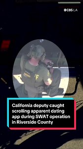 CA Deputy Caught Using Dating App During SWAT Standoff