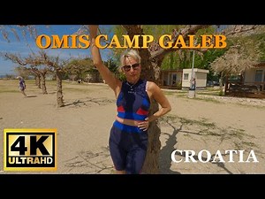 Omis Croatia Camp Galeb 4K Walking Tour ( April 2023 )