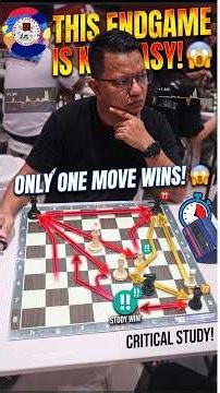 This Endgame Is NOT Easy! 😱 #ChessEndgame #Chess #catur #MCCP #winningdrink
