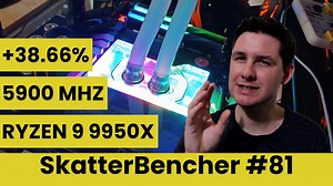 Ryzen 9 9950X Undervolt & Overclock to 5900 MHz | SkatterBencher #81