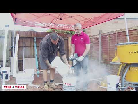 How to lay 20mm porcelain tiles onto Type 1 MOT