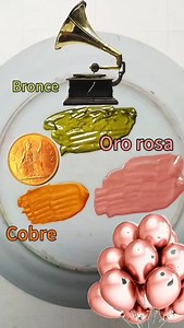 Cómo hacer color metálico bronce, cobre y oro rosa | 𝗕 𝗜 𝗟 𝗟 𝗘 𝗥 𝗢 𝗔𝗥𝗧
