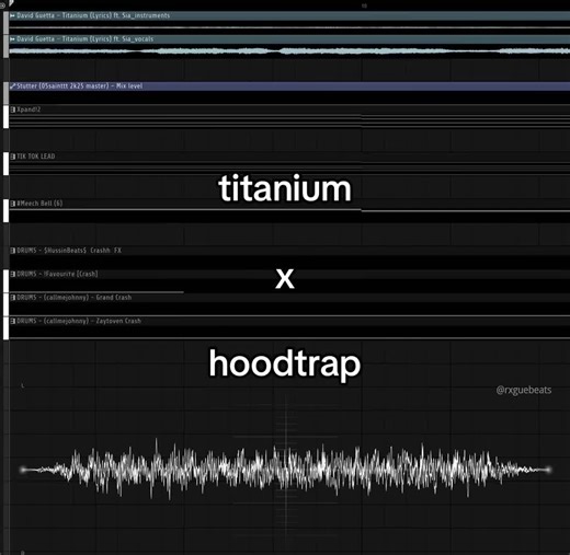 titanium x hoodtrap remix #hoodtrap #remix # #mylancore #hoodtrapremix #titanium