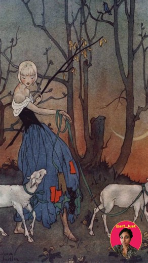 Marjorie Miller (1897–1936) was a talented illustrator known for her enchanting work in children’s stories and periodicals between 1924 and 1935. Her style blends the elegance of Art Deco with touches of Art Nouveau, especially in her graceful depictions of women. Most of her illustrations fall into the fantasy and fashion genres, rendered primarily in watercolor on paper. All but one are painted in the soft, subtle pastels so characteristic of the early 20th century.#MarjorieMiller #ArtDeco #Ar