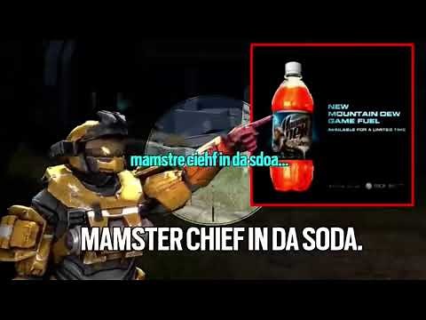 They put the Master Chief in the Soda