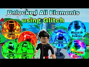 I unlocked all 7 Elements using Element Glitch (Ninja Legends)
