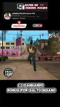 CJ earning a bonus for an insane jump - SAN ANDREAS