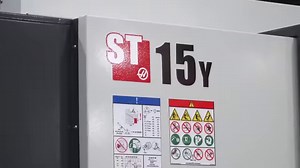 1K views · 13 reactions | Haas ST-15Y with BMT45 Turret Cuts Steel...