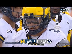 #3 Michigan vs #10 Penn State College Football Full Game Highlights 2024 Season