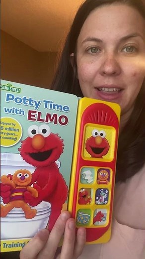 Potty Time with Elmo Book- Potty Training Sound Book