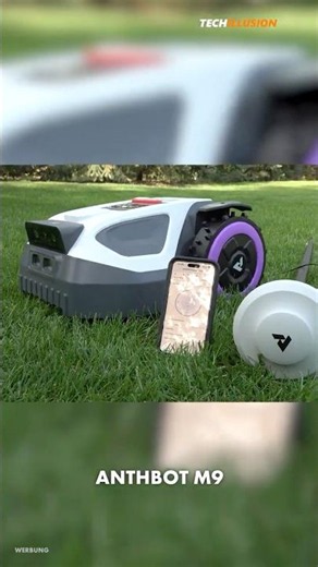 🔥The NEW ANTHBOT M9: The affordable robot mower with no perimeter wire! 😱 Review & Test