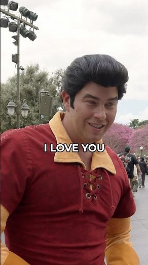 Gaston CLAIMS Belle is His WIFE at Disneyland! #gaston #princessbelle #disneyland