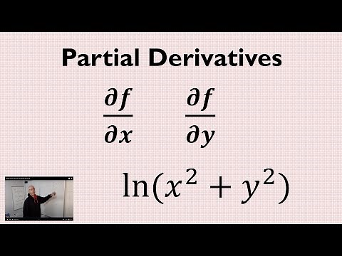 How to do Partial Derivatives with a Log function