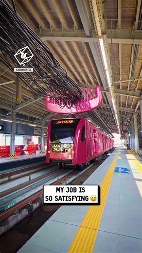 2M views · 9.4K reactions | This tram combs cables back into place 类 #transport #cgi | UNILAD | Facebook