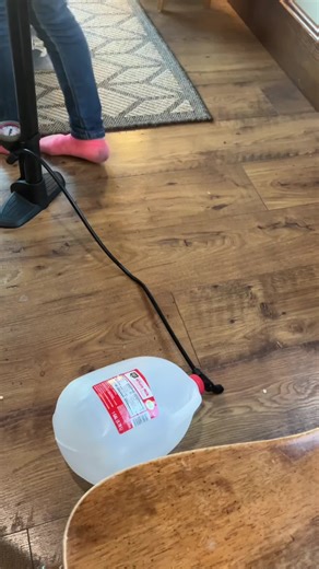 Pumping up a milk jug. A clover valley milk jug can hold 20 psi. Exploding milk jug #funny #explosion #fyp #explodingmilkjug #whathappensinthehousestaysinthehouse