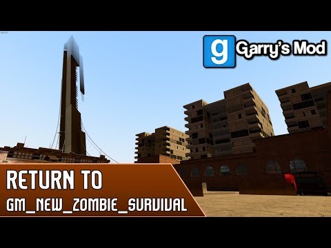 Return to gm_new_zombie_survival (feat. MG34 & MG 82) - Garry's Mod Weapon Mods Gameplay