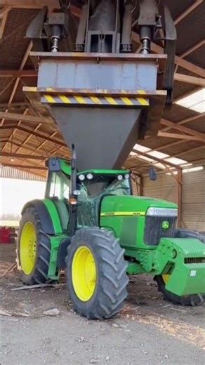 Farm Tractor Destroyed by Industrial Press