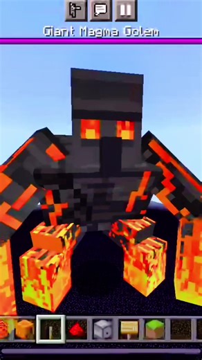 Giant Magma Golem in Minecraft - Create Mega Monsters