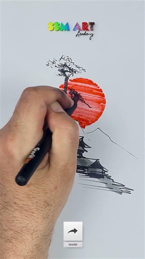 Satisfying Ink Art You NEED to See! 🎨 | SSM Art #shorts