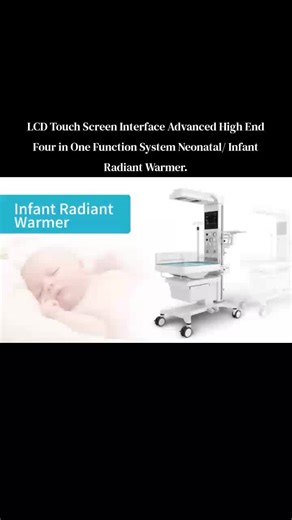251912160101/ 251953858003. Available LCD Touch Screen Interface Advanced High End Four in One Function System infant/ Neonatal Radiant Warmer :- ■ Brand COMeN/Wego ■ Model BQ80 ■ Made in 🇨🇳China ● Standard Configuration:- * Radiant warming (far-infrared radiation heating) * Bassinet tilt * X-ray film cassette * ± 90° rotation of the lamp holder, Storage box with pull-out drawer * Three-layer overheating protection * APGAR timer * Puncture lamp * Damping door * Lifting system * Gesture mute a