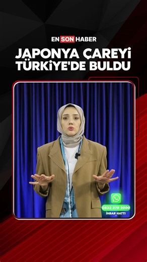 Japonya çareyi Türkiye'de buldu #shorts