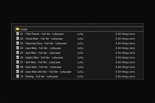 8-Bit Mega Jams - Game Music Pack - Chiptune, Arcade, Racing, 16-bit, Adventure, Action by Lufus