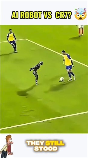 AI Robot vs CR7: Guess who Shows Better Speed and Power! 👀