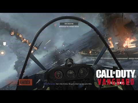 Call of Duty Vanguard Battle of Midway Gameplay | Pacific War Air Battle