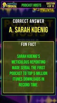 Podcast Hosts Trivia #Shorts