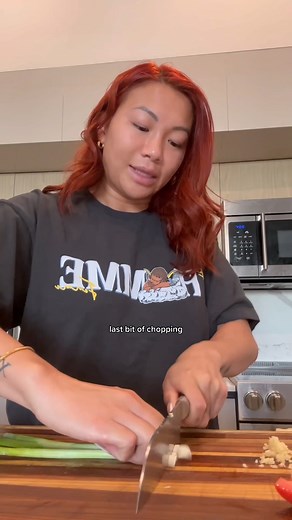 Okay so tomatoes get all jammy with garlic and green onion, eggs scrambled right in, a little oyster sesame situation, then toss with warm leftover rice. Simple, savory, comforting, my ultimate cozy breakfast. | Culinary Creations