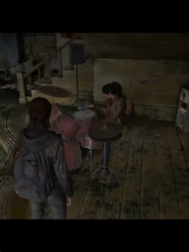 Ellie & Dina Find A Music Store! #shorts #gaming #gameplay #thelastofuspartii