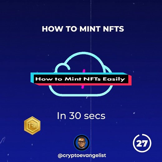 how to mint NFTs in 30 secs #nftmint #nfts #metaversetiktok #cryptoguide #ethereum #bitcoin #bnb #cryptocurrency #defi #solana #metaverse #litecoin #cryptonewstoday
