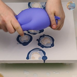 10M views · 35K reactions | Dipping Balloons to Create Abstract Flowers | Amanda's Designs | Facebook