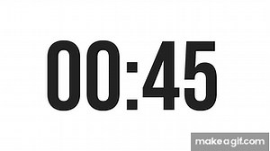 45 SECONDS TIMER on Make a GIF