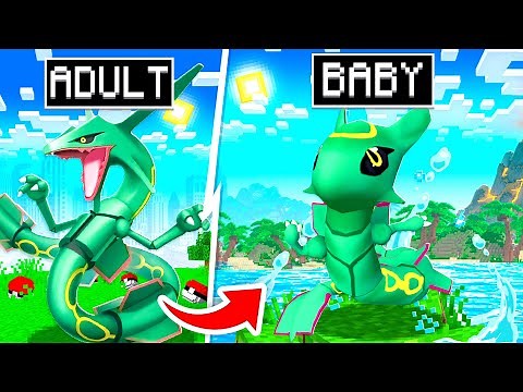 I Created BABY LEGENDARY POKEMON In MINECRAFT!