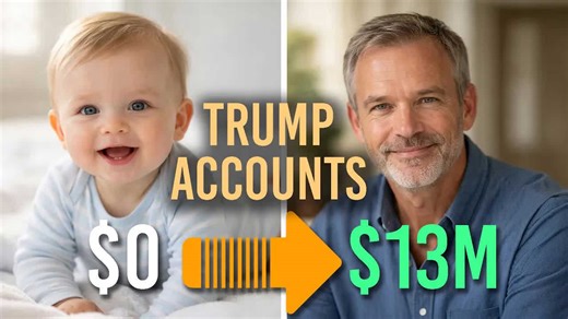 Trump Accounts EXPLAINED, Build up $13m by Age 55