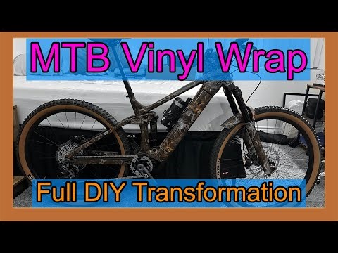 MTB Vinyl Wrap - Full DIY Transformation