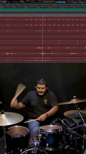 🥁 Tracking drums 📷 Vinny Sousa ▶️ avid.co/oe5o50WF50a #drums #recording #trackingdrums #musicproduction #daw #avidprotools #protools #avid #avidcreator | Avid Pro Tools