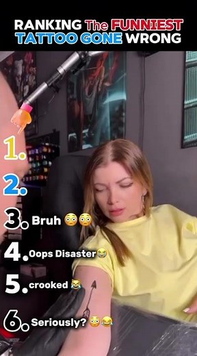 Top 6 Funniest Tattoo Fails Ever 😂💀