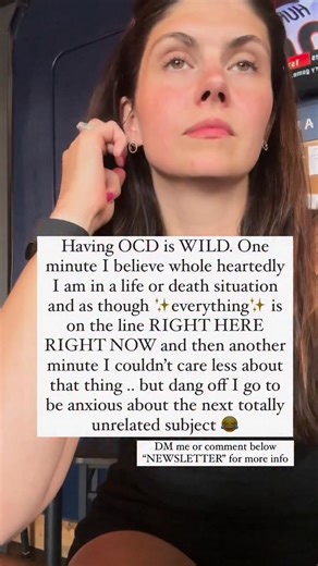 If you don’t laugh you’ll cry 😅 But seriously, you can still totally overcome OCD and anxiety.. but it helps to be aware of these lurking tricks. 👀 ❤️ Emotional reasoning: this is a cognitive distortion where we tend to believe our feelings are an indicator (or even the sole indicator) of truth. This may come up sounding like, “I feel anxious, therefore that must mean something bad is going to happen”. 🔨The whack-a-mole trick refers to when OCD/anxiety bounces to another theme. This can happe