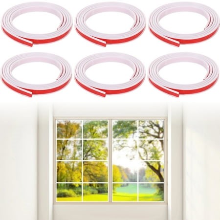 6 PCS Window Grid Trims, 39.4 Ft Peel and Stick Window Trims, DIY Window Grille Inserts Grid Kit, Cuttable Window Wall Trim Molding for Window Door Frames - Walmart.ca