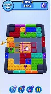 Color Block Jam Level 566 Solution Walkthrough #colorblockjam #gaming #colorblockjamgame #games