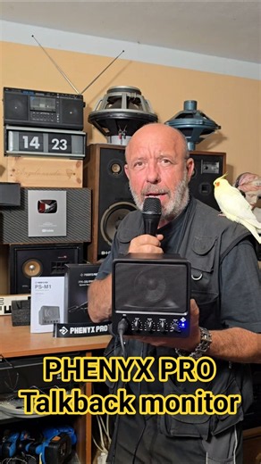 Phenyx Pro PS-M1 Talkback Monitor Speaker 🔊 #Shorts