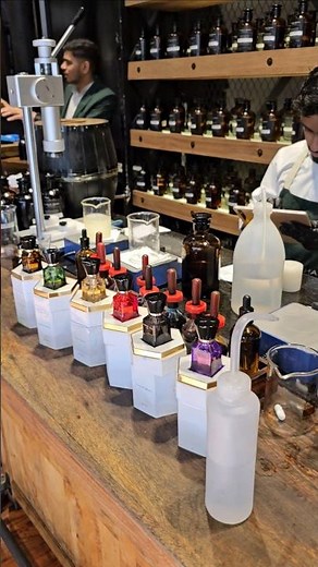 Inside Dubai’s Famous Yusuf Bhai Perfume Shop – Custom Scents Made in Seconds!