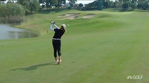 You can put that putter back in the bag, Brooke Henderson 🦅 It went in! | Golf Channel