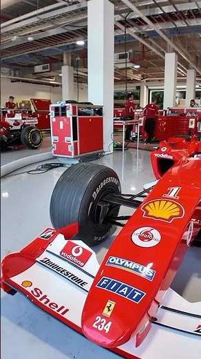 Michael Schumacher’s legendary F2004, up close at Ferrari Racing Days in Miami.