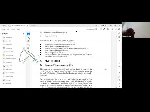 PHY 101 week 1 ELEMENTARY MECHANICS, HEAT AND PROPERTIESOF MATTER