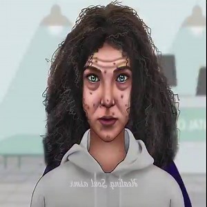 ASMR Remove 260 lavars inside homeless's mouth Deep cleaning animation | Erin Stevens