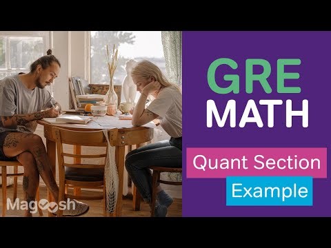 Quantitative Reasoning Example from 2nd Edition Practice Test