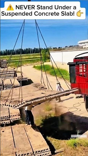 ⚠️ NEVER Stand Under a Suspended Concrete Slab! 👉